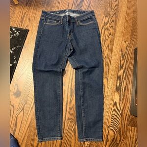 LOFT Dark Blue modern skinny ankle Jeans 29 8 petite